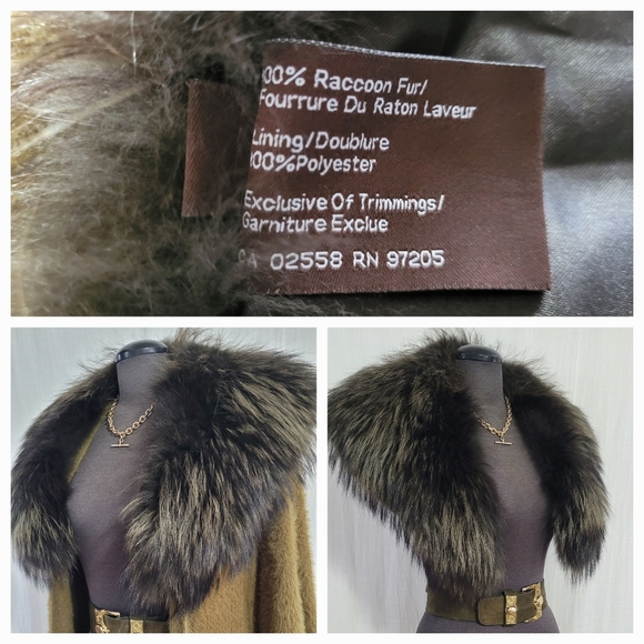 FUR COLLAR / Green - Picture 7 of 8